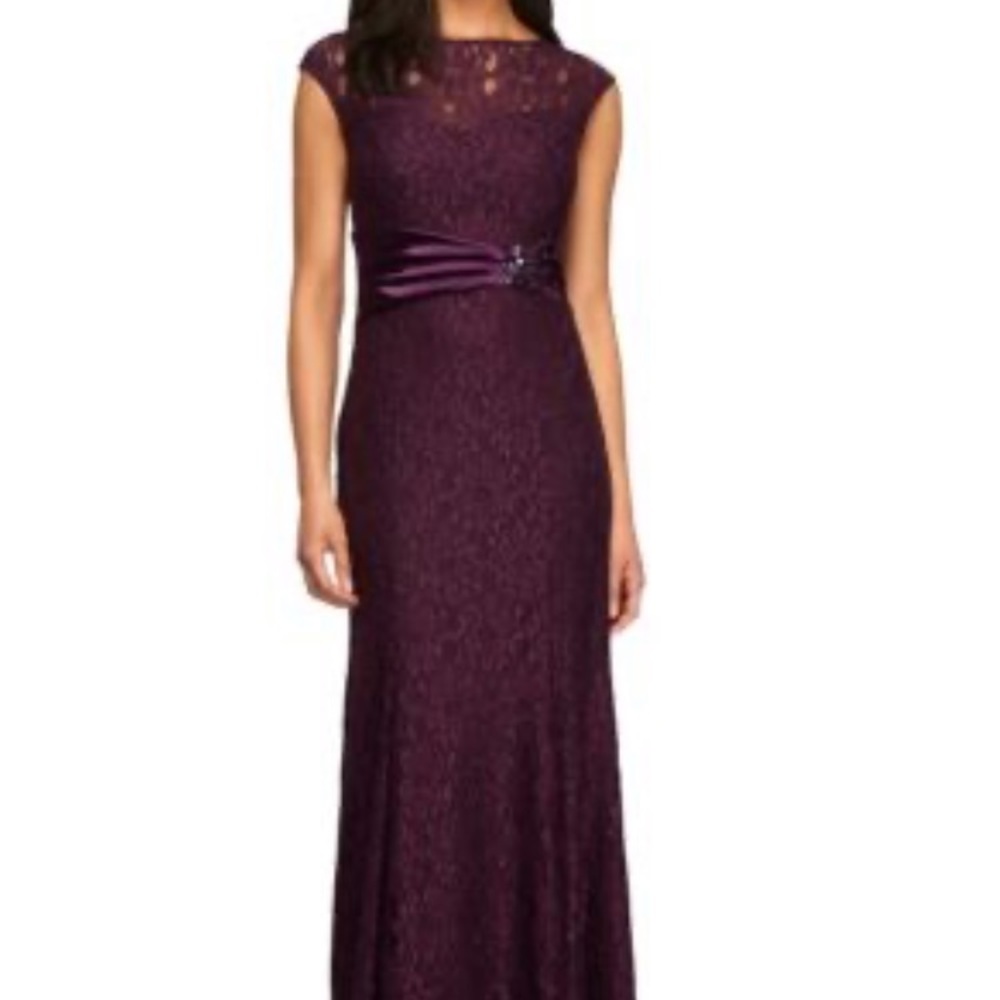 Lord & Taylor | Purple Mermaid Formal Gown
